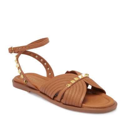 Taba Deri Kadın Sandalet - K25Y1SN67783-A29 