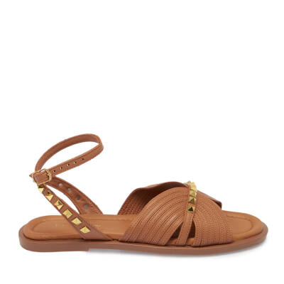 Taba Deri Kadın Sandalet - K25Y1SN67783-A29 - 3