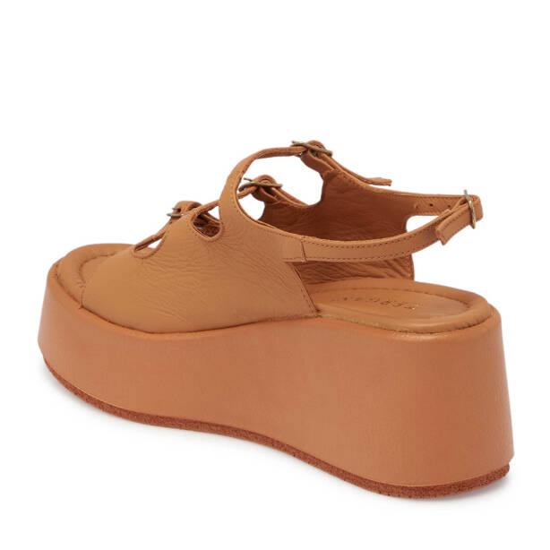 Taba Hakiki Deri Kadın Sandalet - K25Y1SN67784-A29 - 3