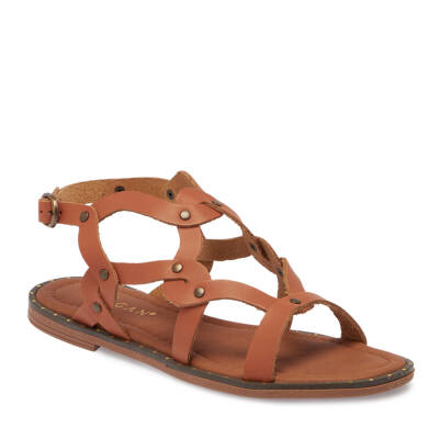 Taba Deri Kadın Sandalet - K25Y1SN67788-A29 