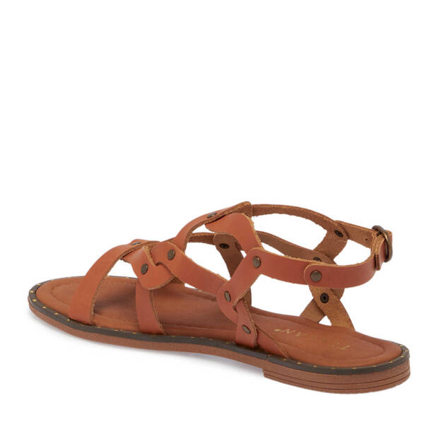 Taba Hakiki Deri Kadın Sandalet - K25Y1SN67788-A29 - 3