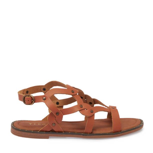 Taba Hakiki Deri Kadın Sandalet - K25Y1SN67788-A29 - 1