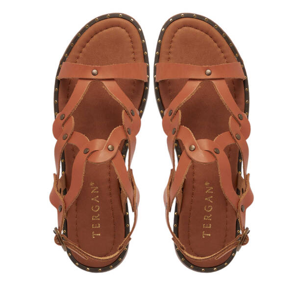 Taba Hakiki Deri Kadın Sandalet - K25Y1SN67788-A29 - 5