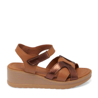 Taba Deri Kadın Sandalet - K25Y1SN67791-A29 - 3