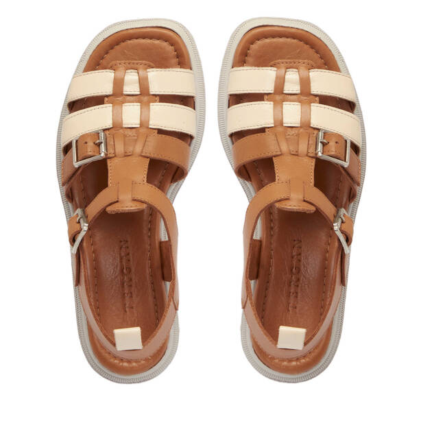 Taba Hakiki Deri Kadın Sandalet - K25Y1SN67792-A29 - 5