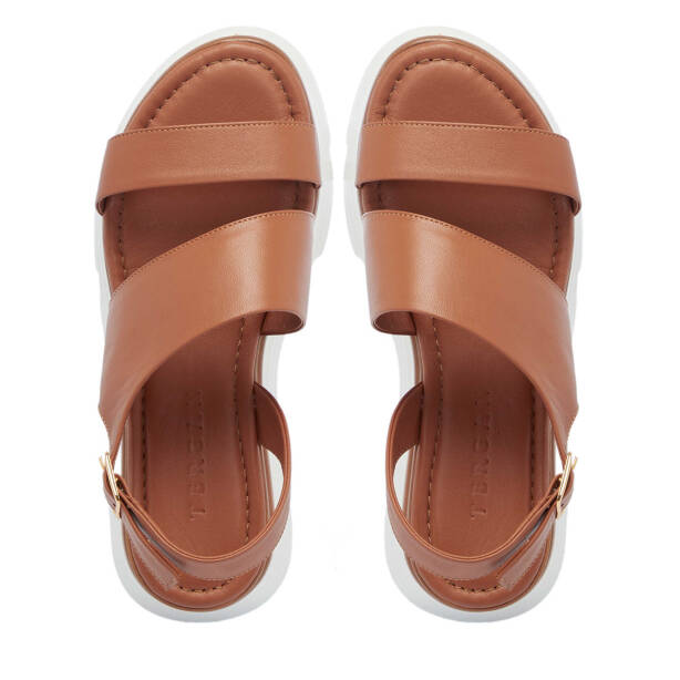 Taba Hakiki Deri Kadın Sandalet - K25Y1SN67881-A29 - 5