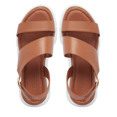 Taba Deri Kadın Sandalet - K25Y1SN67881-A29 - 5