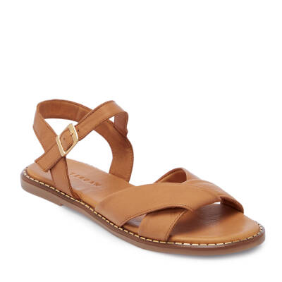 Taba Deri Kadın Sandalet - K25Y1SN67886-A29 