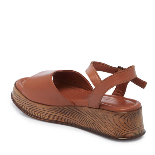Taba Hakiki Deri Kadın Sandalet - K25Y1SN67926-A29 - 3