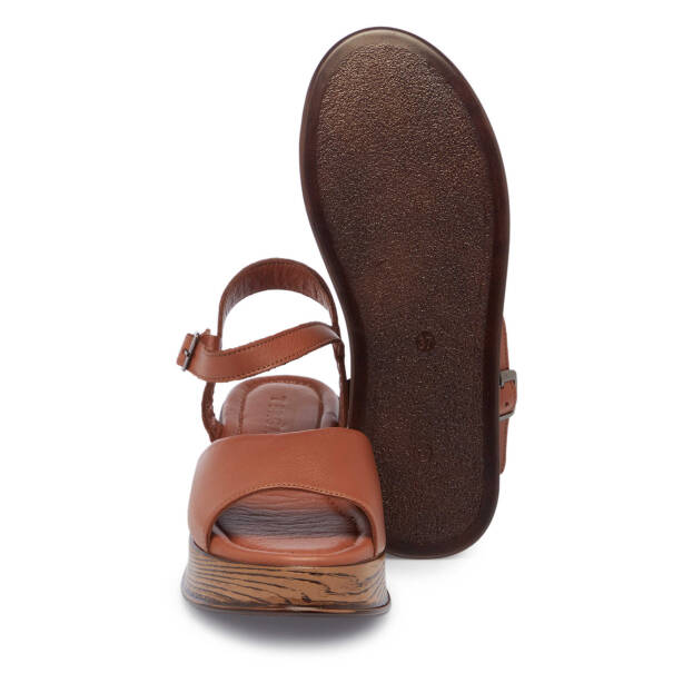 Taba Hakiki Deri Kadın Sandalet - K25Y1SN67926-A29 - 4