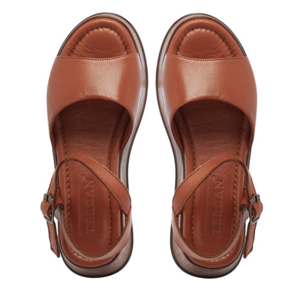 Taba Hakiki Deri Kadın Sandalet - K25Y1SN67926-A29 - 5