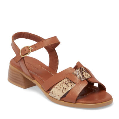 Taba Deri Kadın Sandalet - K25Y1SN67932-A29 - 1