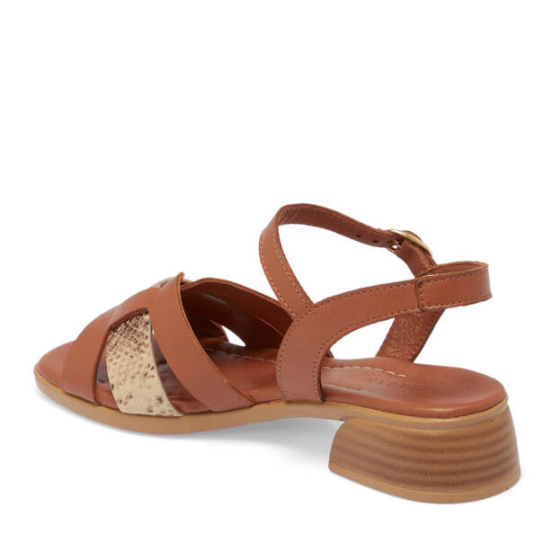 Taba Hakiki Deri Kadın Sandalet - K25Y1SN67932-A29 - 3