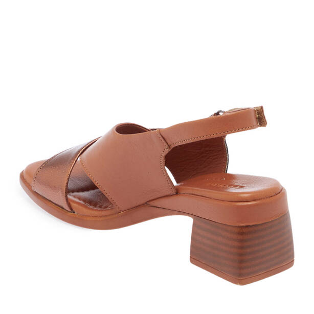 Taba Hakiki Deri Kadın Sandalet - K25Y1SN67934-A29 - 3