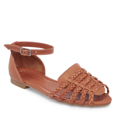 Taba Deri Kadın Sandalet - K25Y1SN67955-A29 