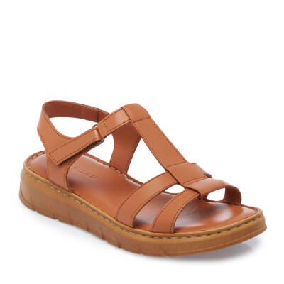 Taba Deri Kadın Sandalet - K25Y1SN67967-A29 - 1