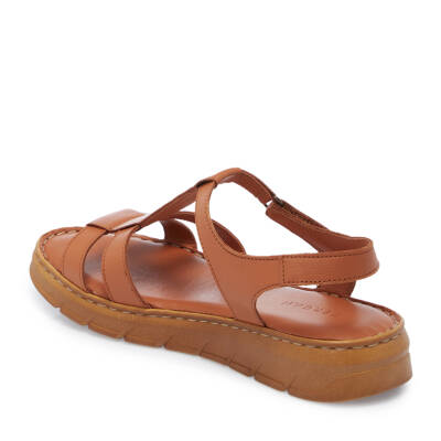 Taba Deri Kadın Sandalet - K25Y1SN67967-A29 - 2