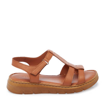Taba Deri Kadın Sandalet - K25Y1SN67967-A29 - 3