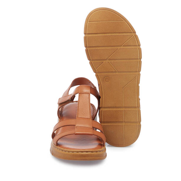 Taba Hakiki Deri Kadın Sandalet - K25Y1SN67967-A29 - 4
