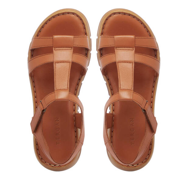 Taba Hakiki Deri Kadın Sandalet - K25Y1SN67967-A29 - 5