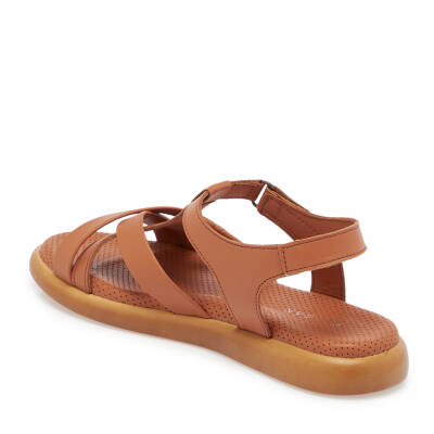 Taba Deri Kadın Sandalet - K25Y1SN67974-A29 - 2