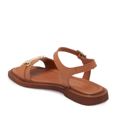 Taba Deri Kadın Sandalet - K25Y1SN67976-A29 - 2
