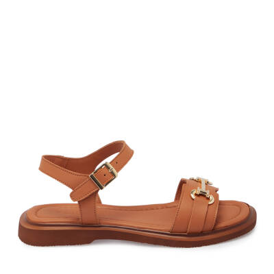 Taba Deri Kadın Sandalet - K25Y1SN67976-A29 - 3