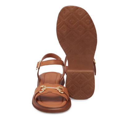 Taba Deri Kadın Sandalet - K25Y1SN67976-A29 - 4