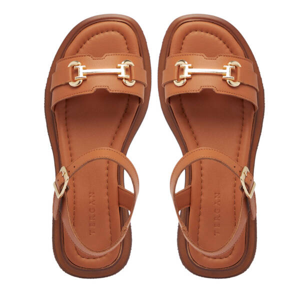 Taba Hakiki Deri Kadın Sandalet - K25Y1SN67976-A29 - 5