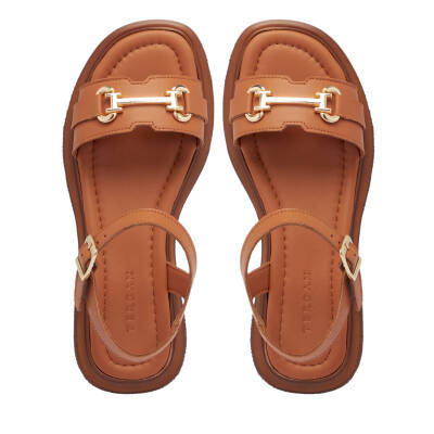 Taba Deri Kadın Sandalet - K25Y1SN67976-A29 - 5