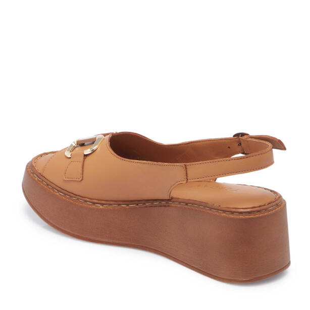 Taba Hakiki Deri Kadın Sandalet - K25Y1SN67979-A29 - 2