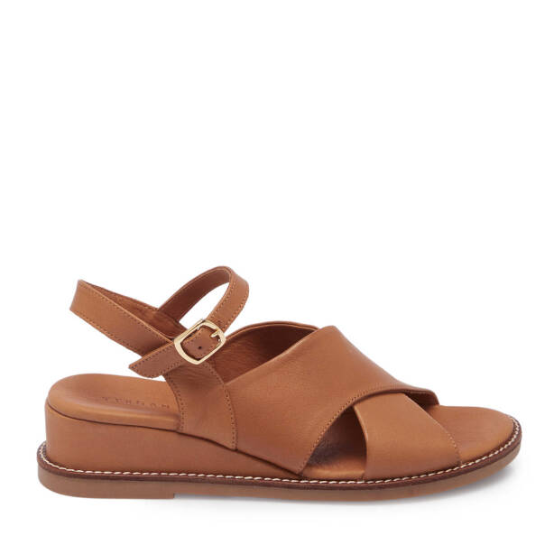 Taba Hakiki Deri Kadın Sandalet - K25Y1SN68056-A29 