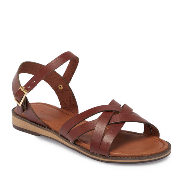 Taba Hakiki Deri Kadın Sandalet - K25Y1SN68068-I51 - 2