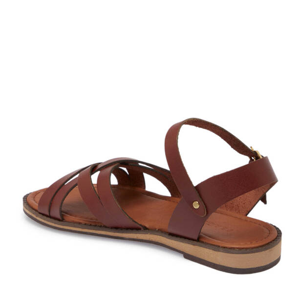 Taba Hakiki Deri Kadın Sandalet - K25Y1SN68068-I51 - 3