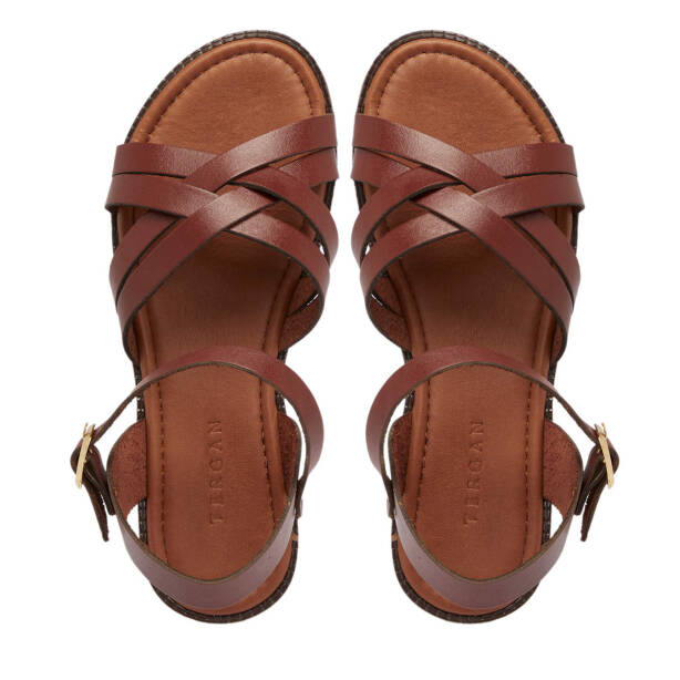 Taba Hakiki Deri Kadın Sandalet - K25Y1SN68068-I51 - 5