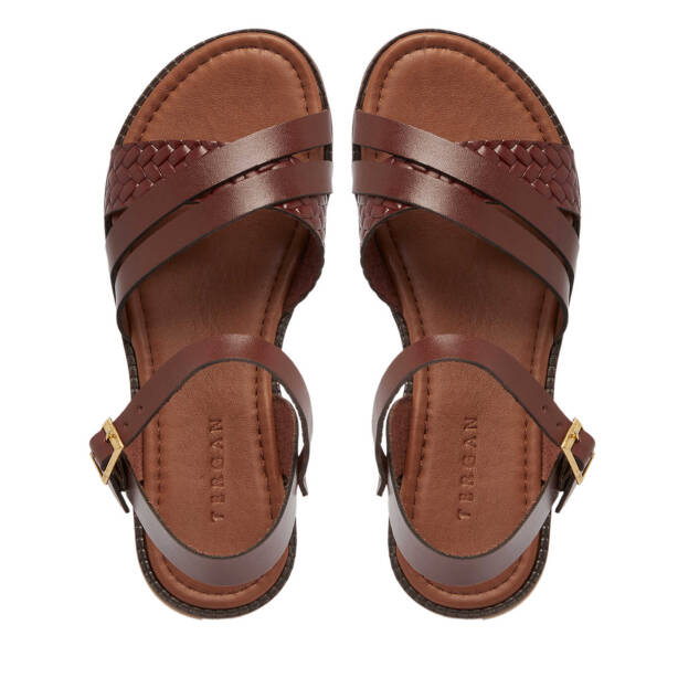 Taba Hakiki Deri Kadın Sandalet - K25Y1SN68069-I51 - 5