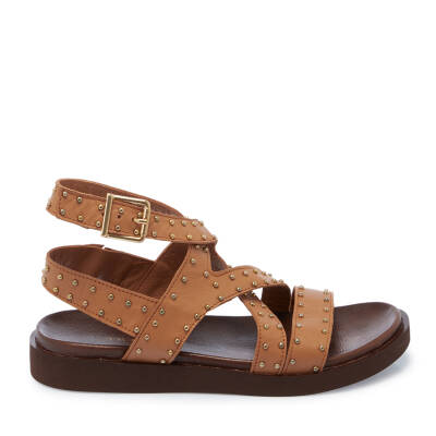 Taba Deri Kadın Sandalet - K25Y1SN68114-A29 - 3