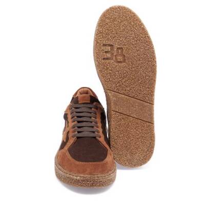  Taba Deri Kadın Sneaker - K23S1AY67033-K59 - 4