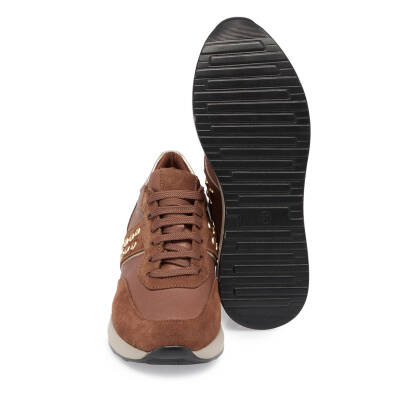 Taba Deri Kadın Sneaker - K24S1AY67721-A29 - 4