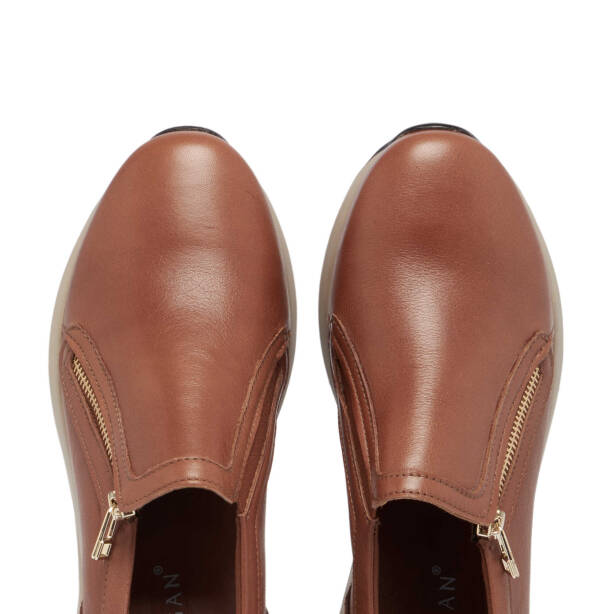 Taba Deri Kadın Sneaker - K24S1AY67722-A29 - 5