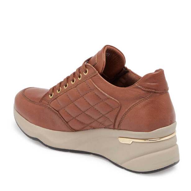 Taba Deri Kadın Sneaker - K24S1AY67723-A29 - 2