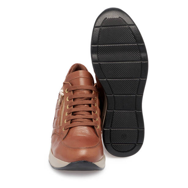 Taba Deri Kadın Sneaker - K24S1AY67723-A29 - 4