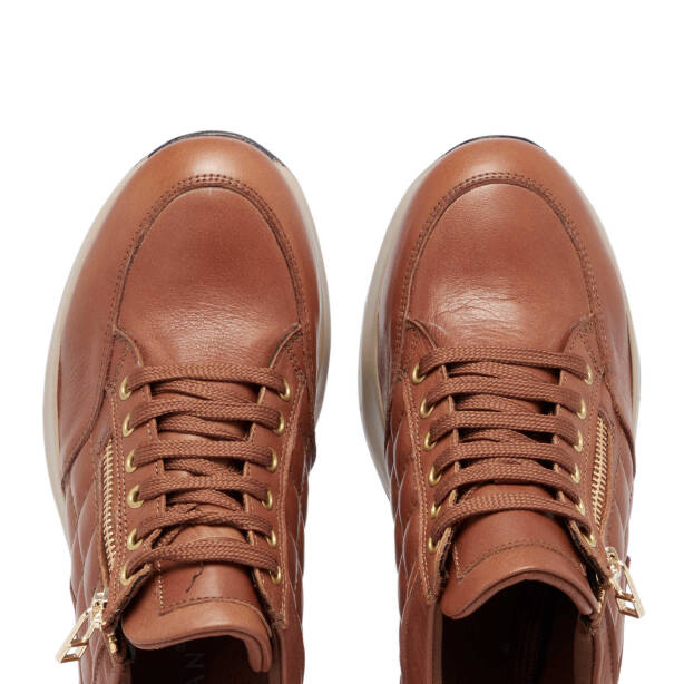 Taba Deri Kadın Sneaker - K24S1AY67723-A29 - 5