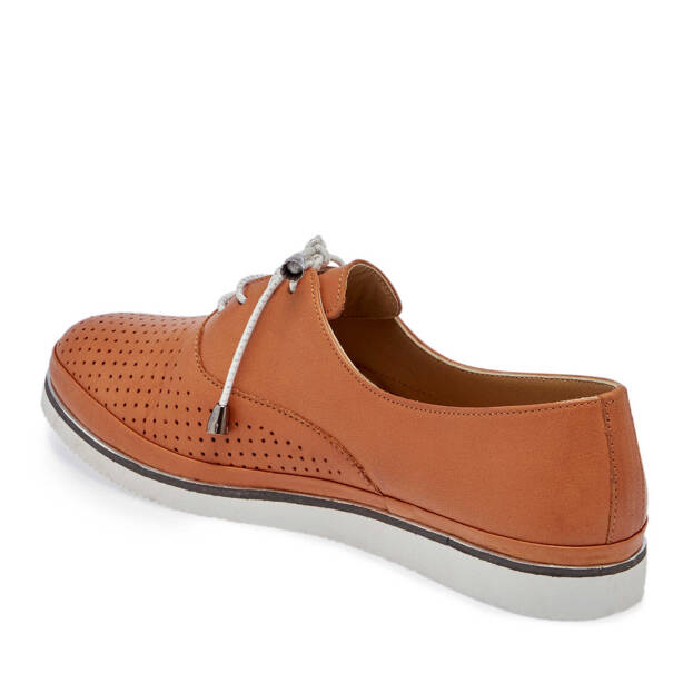 Taba Deri Kadın Sneaker - K25I1AY67770-A29 - 2