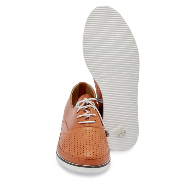 Taba Deri Kadın Sneaker - K25I1AY67770-A29 - 4