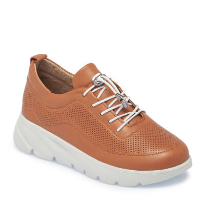Taba Deri Kadın Sneaker - K25I1AY67822-A29 