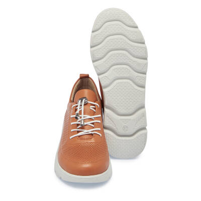 Taba Deri Kadın Sneaker - K25I1AY67822-A29 - 4