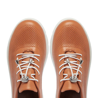 Taba Deri Kadın Sneaker - K25I1AY67822-A29 - 5