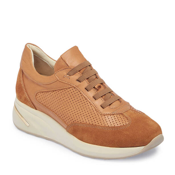 Taba Deri Kadın Sneaker - K25I1AY67940-L8R - 1