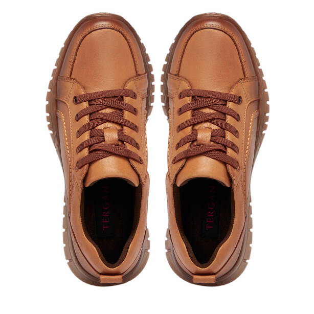 Taba Deri Kadın Sneaker - K25S1AY68165-A29 - 5